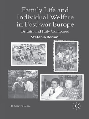 cover image of Family Life and Individual Welfare in Post-war Europe